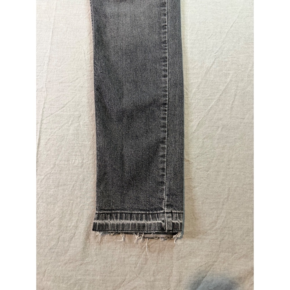 Levi's Jeans 511 Slim Fit Black Wash Distressed Hem Denim Men's Size 30x32 - Picture 9 of 13